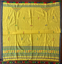 Load image into Gallery viewer, Bhujodi Kala Cotton Blouse Piece #26 (Yellow)