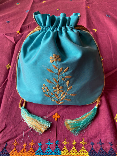 Silk Potli Firozee