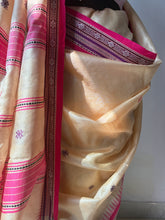 Load image into Gallery viewer, Karvati Kinaar Vidarbha Tussar Handwoven Saree