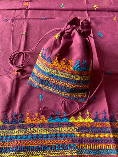 Lambani Cotton Potli Pyazee Pink