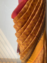 Load image into Gallery viewer, Bagh Maheshwari Silk Cotton Saree