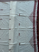 Load image into Gallery viewer, Bhujodi Kala Cotton Blouse Piece #28 (Kora Beetroot)