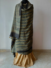 Load image into Gallery viewer, Ajrakh Tussar Kurta Dupatta Set