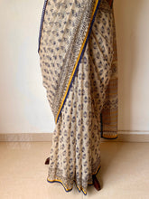 Load image into Gallery viewer, Kota Doria Crochet Lace Sarees