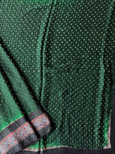 Load image into Gallery viewer, Ajrakh Bandhej fine Modal Silk Saree