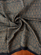 Load image into Gallery viewer, Ajrakh Tussar Silk Saree