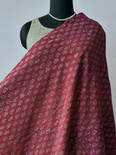 Load image into Gallery viewer, Ajrakh Cotton Fabric 2 - Hand Block Print Natural Dye Yardage