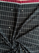 Load image into Gallery viewer, Handwoven Bhujodi Kala Cotton Saree