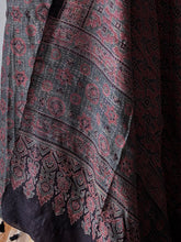 Load image into Gallery viewer, Ajrakh Tussar Kurta Dupatta Set