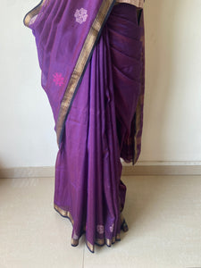 Kasuti Hand- Embroidered Saree