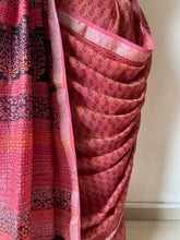 Load image into Gallery viewer, Bagh Maheshwari Silk Cotton Saree