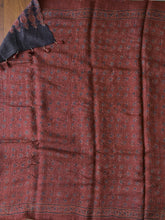 Load image into Gallery viewer, Ajrakh Desi Tussar Silk Saree