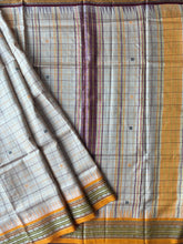 Load image into Gallery viewer, Karvati Kinaar Vidarbha Tussar Jaala Palla Saree