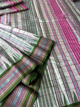 Load image into Gallery viewer, Karvati Kinar Vidarbha Tussar Checks Saree