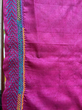 Load image into Gallery viewer, Lambani Embroidered Tussar Leheriya Saree