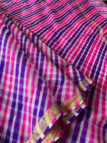 Leheriya Kota Silk Saree