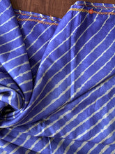 Load image into Gallery viewer, Lambani Embroidered Tussar Leheriya Saree