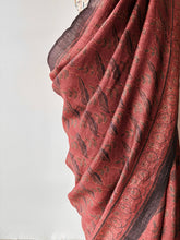 Load image into Gallery viewer, Ajrakh Tussar Silk Saree