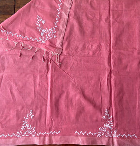 Appliqué Mangalgiri Handwoven Cotton Saree