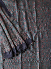 Load image into Gallery viewer, Ajrakh Tussar Kurta Dupatta Set