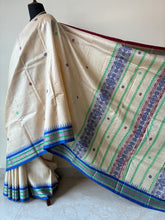 Load image into Gallery viewer, Karvati Kinaar Vidarbha Tussar Jaala Palla Saree