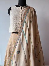 Load image into Gallery viewer, Lambani Embroidered Tussar Dupatta