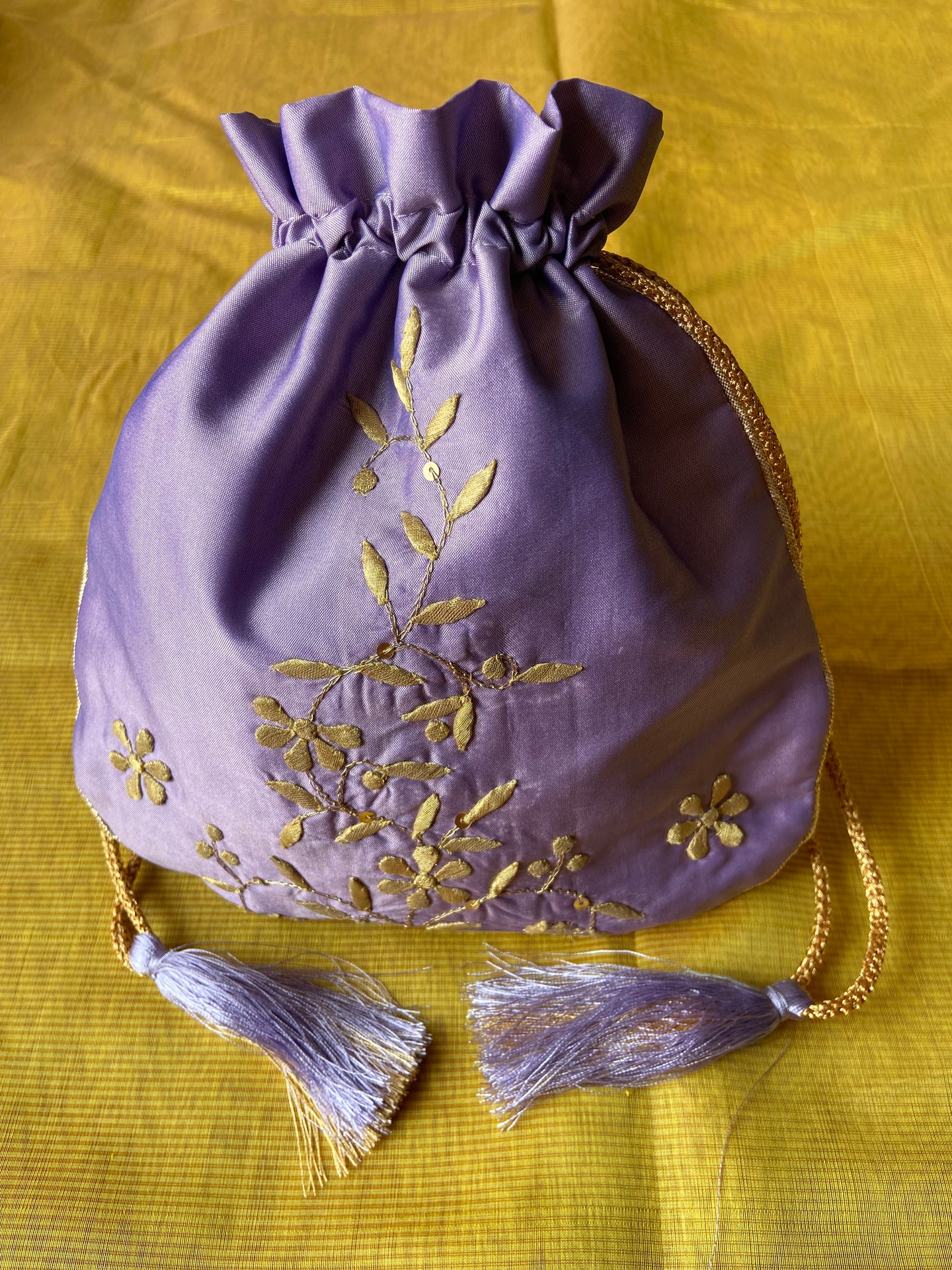 Silk Potli Lavender