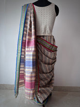 Load image into Gallery viewer, Karvati Kinar Vidarbha Tussar Checks Saree