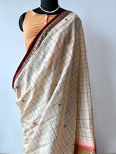 Load image into Gallery viewer, Karvati Kinaar Vidarbha Tussar Jaala Palla Saree