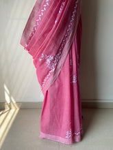 Load image into Gallery viewer, Appliqué Mangalgiri Handwoven Cotton Saree