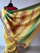 Load image into Gallery viewer, Karvati Kinaar Vidarbha Tussar Handwoven Saree