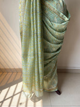 Load image into Gallery viewer, Block-Printed Silk-Cotton Saree