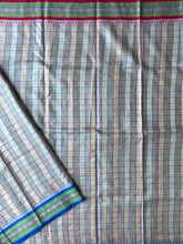 Load image into Gallery viewer, Karvati Kinar Vidarbha Tussar Checks Saree