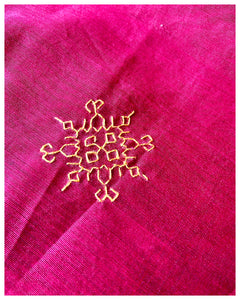 Kasuti Hand- Embroidered Saree