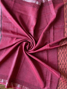 Bagh Maheshwari Silk Cotton Saree