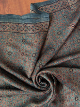 Load image into Gallery viewer, Ajrakh Tussar Silk Saree
