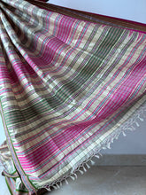Load image into Gallery viewer, Karvati Kinar Vidarbha Tussar Checks Saree