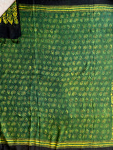 Load image into Gallery viewer, Ajrakh Mulberry Silk Saree