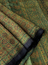 Load image into Gallery viewer, Ajrakh Desi Tussar Silk Saree