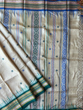 Load image into Gallery viewer, Karvati Kinaar Vidarbha Tussar Jaala Palla Saree