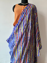 Load image into Gallery viewer, Lambani Embroidered Tussar Leheriya Saree