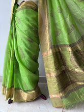 Load image into Gallery viewer, Bagh Kosa Kota Weave Silk Saree