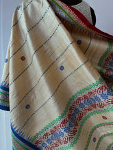 Load image into Gallery viewer, Karvati Kinar Vidarbha Tussar Jaala Palla Saree