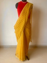 Load image into Gallery viewer, Kota Doria Lace Saree