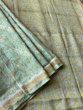 Load image into Gallery viewer, Block-Printed Silk-Cotton Saree