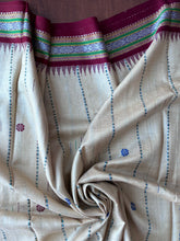 Load image into Gallery viewer, Karvati Kinar Vidarbha Tussar Jaala Palla Saree