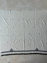 Load image into Gallery viewer, Handwoven Bhujodi Kala Cotton Saree