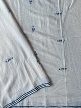 Load image into Gallery viewer, Handwoven Bhujodi Kala Cotton Saree