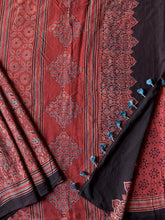 Load image into Gallery viewer, Ajrakh Mul Cotton Saree