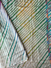 Load image into Gallery viewer, Lambani Embroidered Tussar Leheriya Saree
